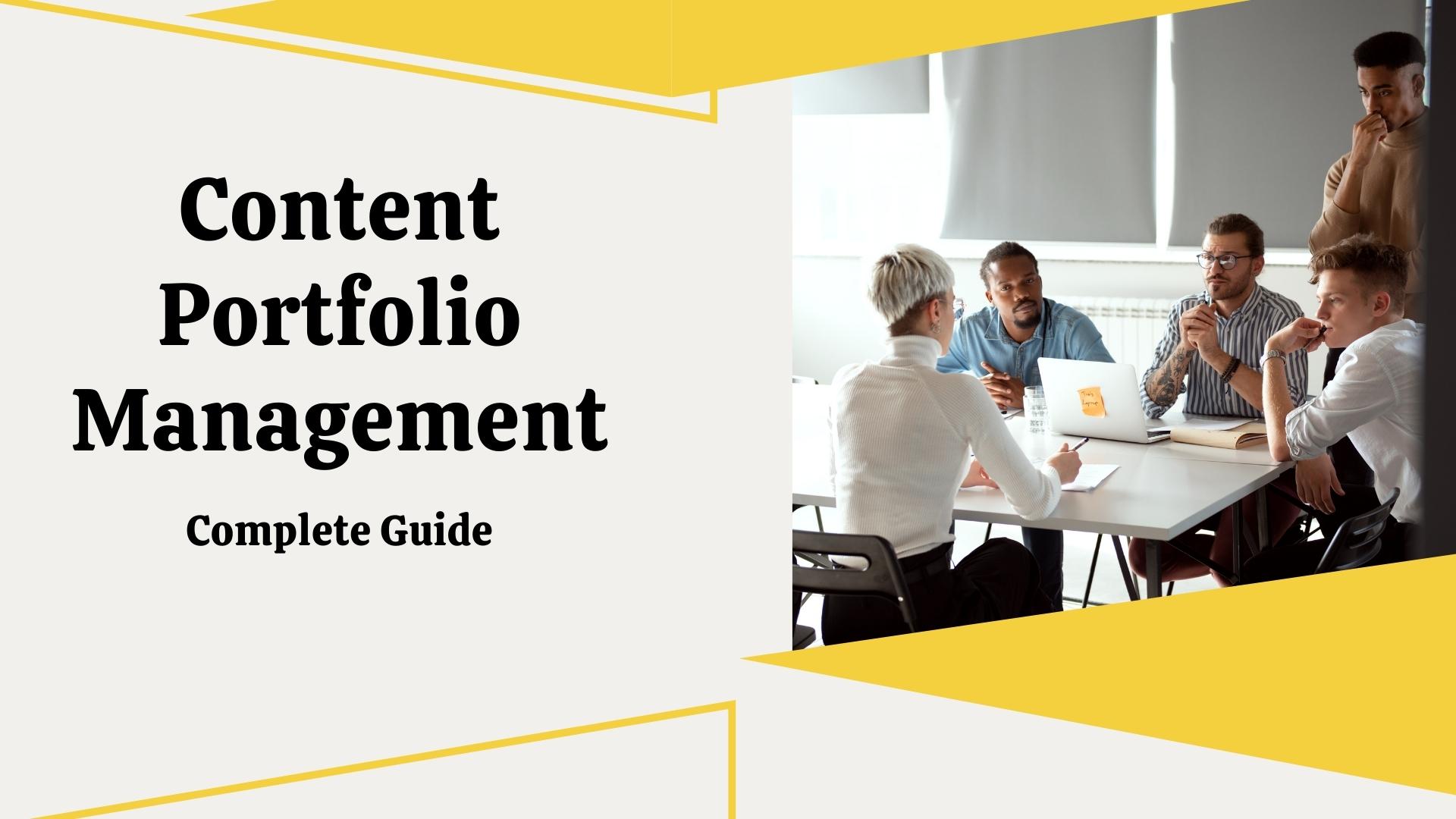 Content portfolio management - Complete guide
